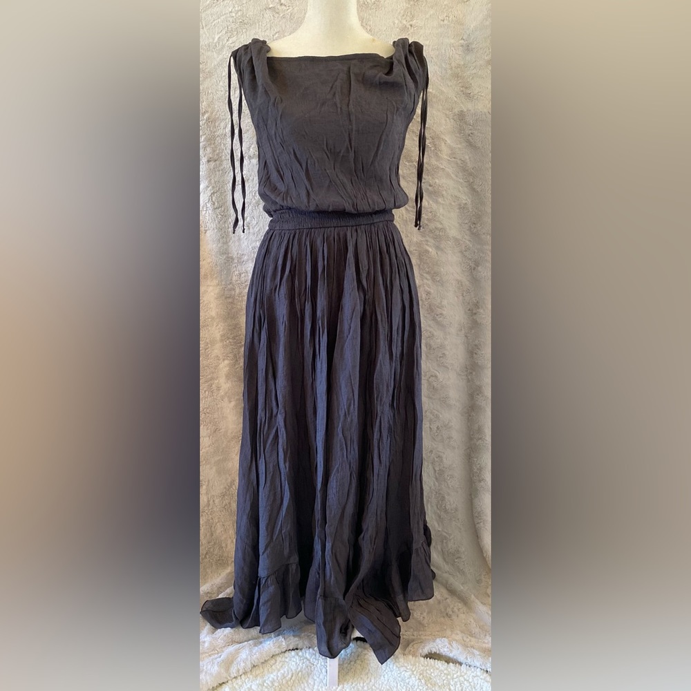 Mia Joy maxi dress in color Charcoal/ dark grey in a size small